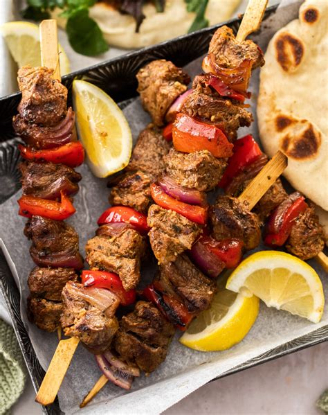 Greek Lamb Kebabs (Lamb Souvlaki) - Sugar Salt Magic