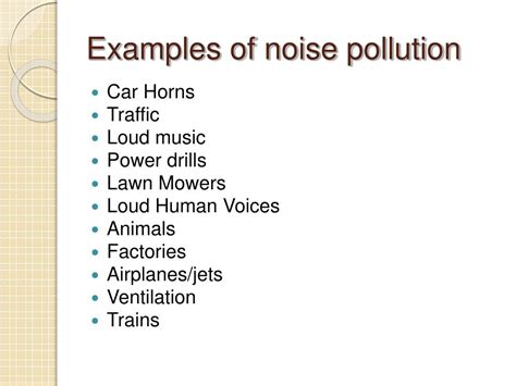 Noise Pollution Powerpoint - vinasl