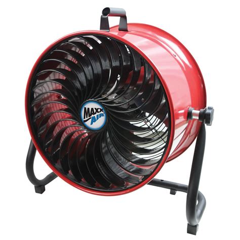 Ventamatic HVFF16T RED High Velocity Turbo Floor Fan 1600-CFM 120-Volt ...