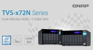 QNAP presenta la asequible serie de NAS TVS-x72N, con conectividad 5GbE ...