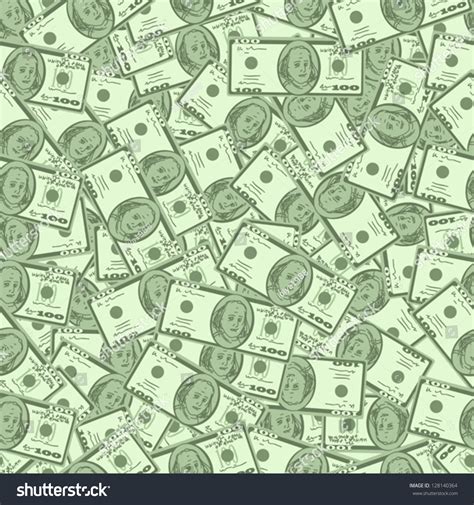 Dollars Money Seamless Background Texture Stock Vector 128140364 - Shutterstock