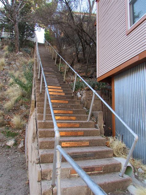 Retirement Before the Age of 59: BISBEE 1000 THE GREAT STAIR CLIMB--We Climbed 5 of 9 Stairways!