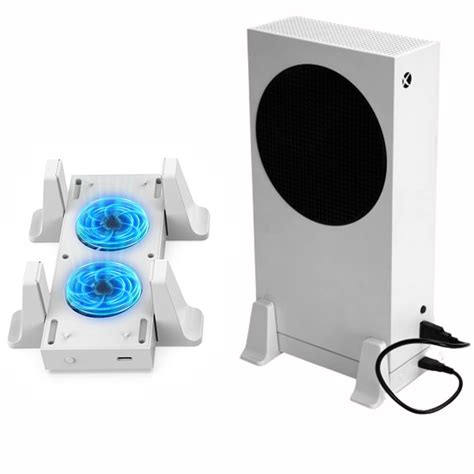 Buy for Xbox Series S Cooling Vertical Stand, Joso Vertical Stand with ...