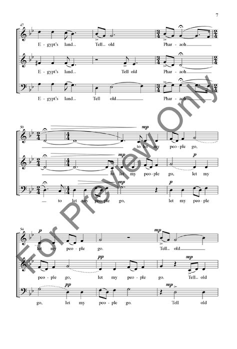 Go Down Moses (SAB ) arr. Anne Heider| J.W. Pepper Sheet Music