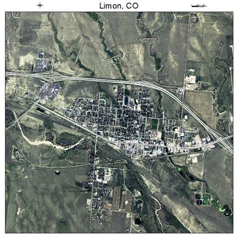 Aerial Photography Map of Limon, CO Colorado