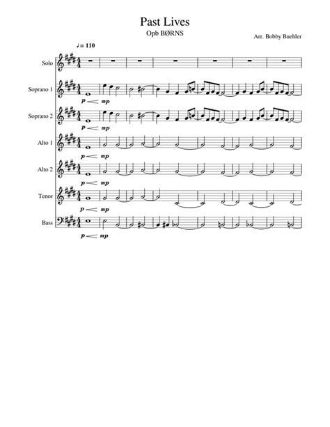 Past Lives A Cappella Sheet music for Piano (A Capella) | Musescore.com