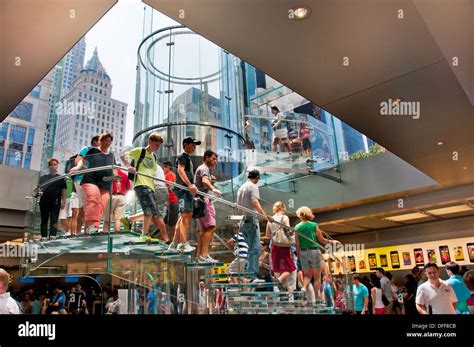 Apple Store interior Stock Photo - Alamy