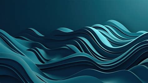 Blue Wave Background 3d Waves Backgrounds | PSD Free Download - Pikbest