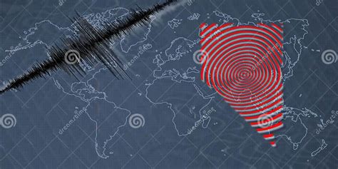 Seismic Activity Earthquake Nevada Map Stock Illustration ...