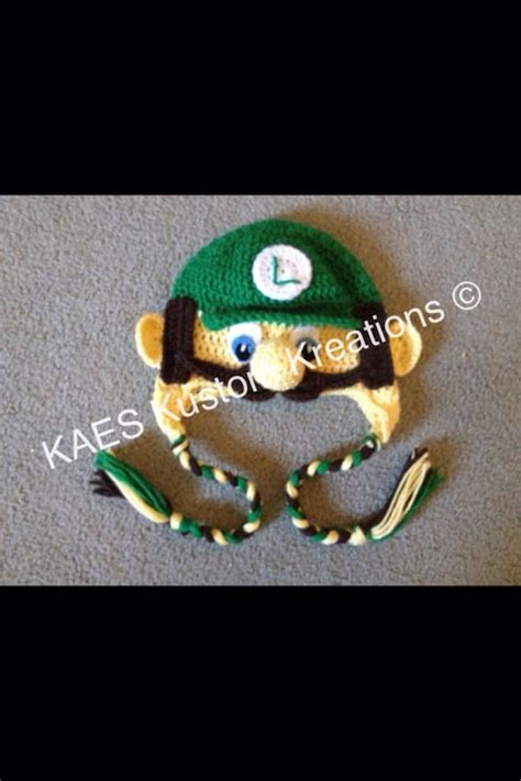 Items similar to Mario Brothers Luigi Hat on Etsy