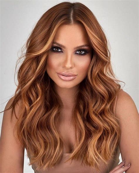 Copper Blonde Hair Color, Copper Hair With Highlights, Hair Color Auburn, Hair Color Highlights ...