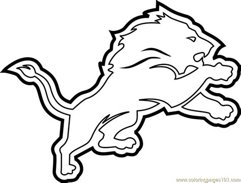 Detroit Lions Logo Coloring Page - SevennehnMessey