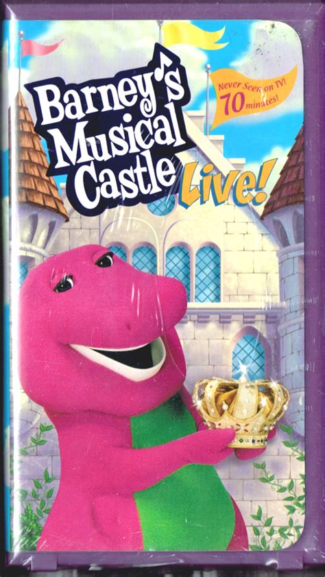 Barney VHS Video Tape-Barney's Musical Castle | Etsy | Barney, Live songs, Video tapes