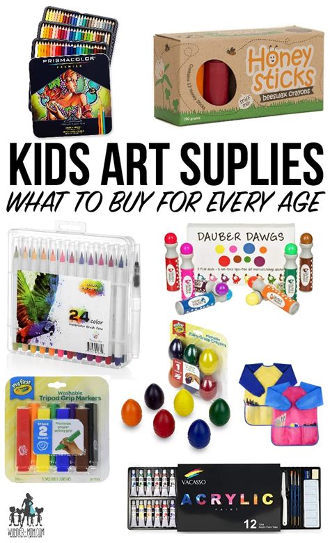 Kids Art Supplies - What to Buy at Every Age