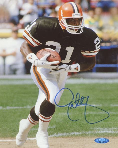 Eric Metcalf Signed Browns 8x10 Photo (Tristar Hologram) | Pristine Auction