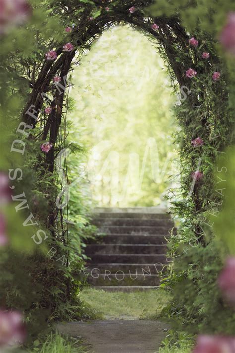 Rococo Garden Digital Backdrop Background for Photoshop Digital Art ...