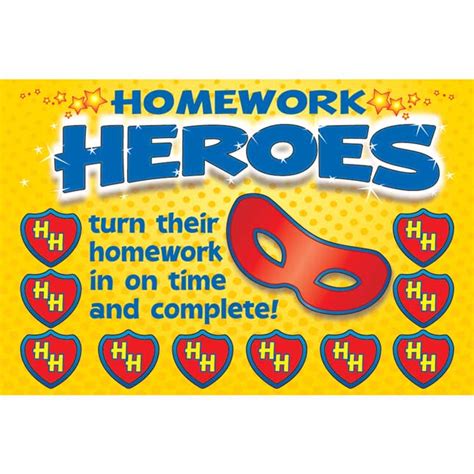 Homework Hero Earn-And-Return Punch Cards - 68 punch cards