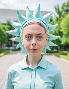 Rick And Morty Cosplay Female. Face Swap. Insert Your Face ID:1066945