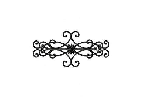 Wrought Iron Decor Machine Embroidery Design – Blasto Stitch