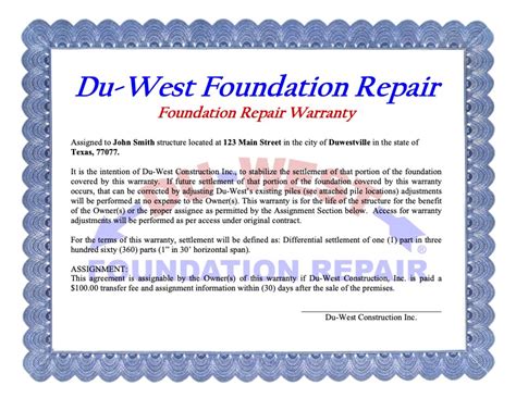 Foundation Repair in Allen, TX | Du-West Services