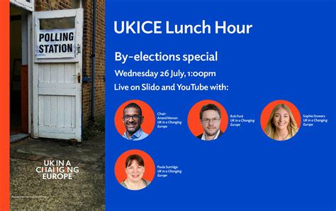 UKICE Lunch Hour: By-elections special - UK in a changing Europe