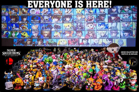 Everyone is Here! Super Smash Bros Ultimate Amiibo Welcome - Kc Wayland