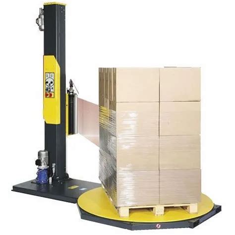 Mild Steel Pallet Stretch Wrapping Machine, Automation Grade: Automatic, Rs 500000 /unit | ID ...