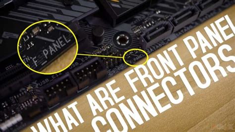 What Are Front Panel Connectors/Header? - How2PC