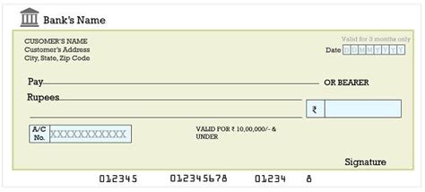 Bearer Cheque Vs Order Cheque