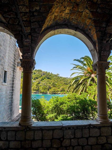 monastery view from st mary's island mljet national park croatia Bali Waterfalls, Benedictine ...