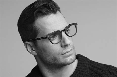 HD wallpaper: Actors, Henry Cavill, Black and White, British, Glasses ...