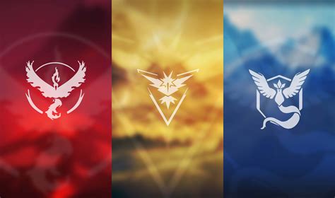 Pokemon Go Team Instinct, Mystic, Valor 4K Wallpaper • GamePhD