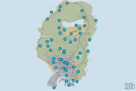 Gta V Alien Parts - Topographic Map