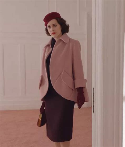 The Marvelous Mrs. Maisel Pink Wool-blend Miriam Jacket | Marvelous mrs maisel fashion, Mrs ...