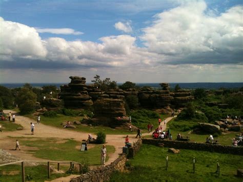 Climbing Brimham Rocks in Yorkshire