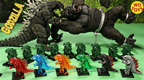 New 16 Godzilla lego Action Figures Surprise Eggs King Kong Vs Godzilla ...