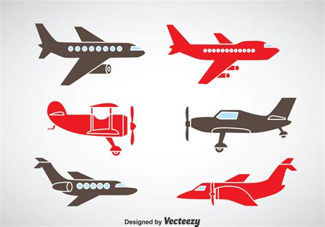 Plane Icons Vector - Download Free Vector Art, Stock Graphics & Images