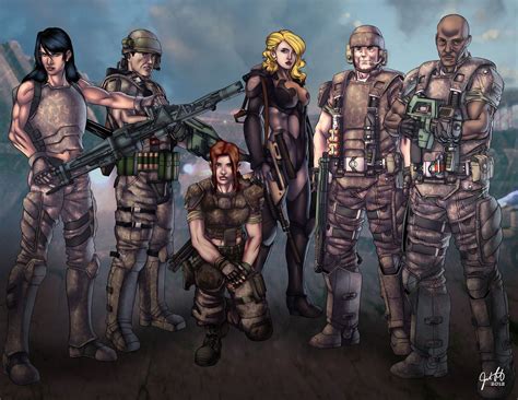 Colonial Marines Fire Team 40 by JosFouts on deviantART | Aliens ...