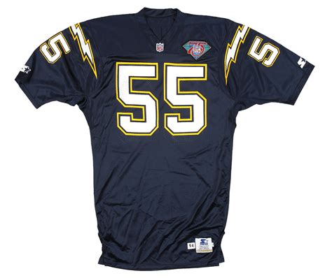 Lot Detail - Junior Seau Signed San Diego Chargers Home Jersey