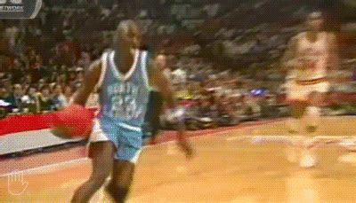 NBA .GIFstory — Michael Jordan — North Carolina Tar Heels | Michael jordan basketball, Michael ...