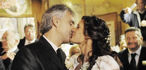 Andrea Bocelli got married to his manager and it was just lovely ...