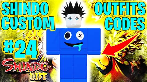 ⭐SHINDO LIFE CUSTOM OUTFITS CODES #24⭐ - YouTube