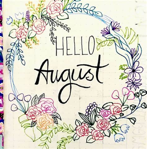 20+ August Bullet Journal Ideas | Today's Creative Ideas