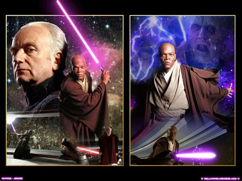 ROTS (Ep. III) - Palpatine vs. Mace Windu - Star Wars: Revenge of the Sith Wallpaper (36272737 ...