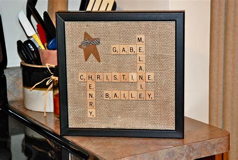 Scrabble Tile Wall Art | Scrabble tile wall art, Scrabble tile crafts, Tile crafts