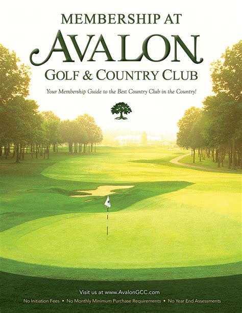 Brochures - Avalon Golf & Country Club