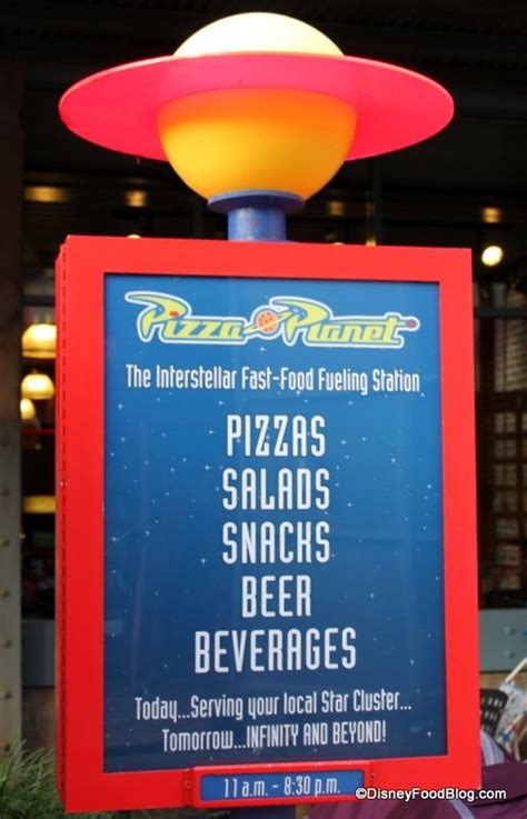 Pizza Planet - Disney’s Hollywood Studios - Dining Reviews and ...