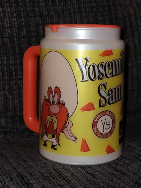 VINTAGE 1994 YOSEMITE Sam Plastic Mug Looney Tunes $15.00 - PicClick