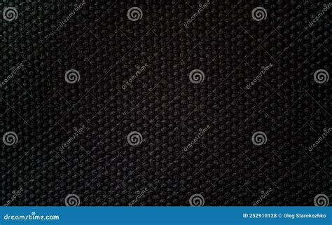 Black Canvas Fabric Texture Stock Photo - Image of grid, industrial: 252910128