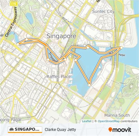 SINGAPORE RIVER EXPERIENCE Route: Schedules, Stops & Maps - Clarke Quay Jetty